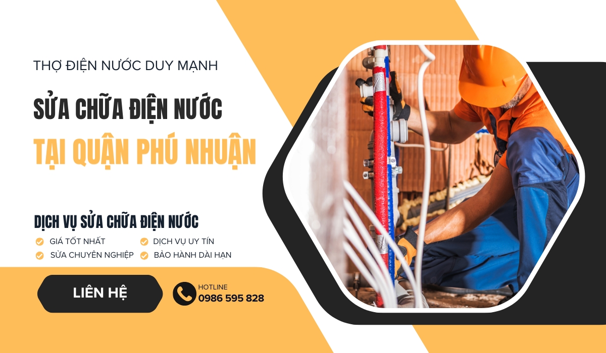 Thợ sửa chữa Điện Nước tại quận Phú Nhuận