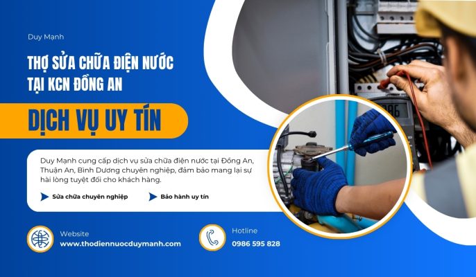 Thợ sửa chữa điện nước tại Đồng An